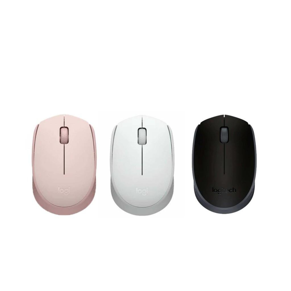 Logitech 羅技 M170 無線滑鼠 珍珠白 珍珠粉 2.4GHz USB接收器 辦公滑鼠 電池滑鼠 光華商場-細節圖2