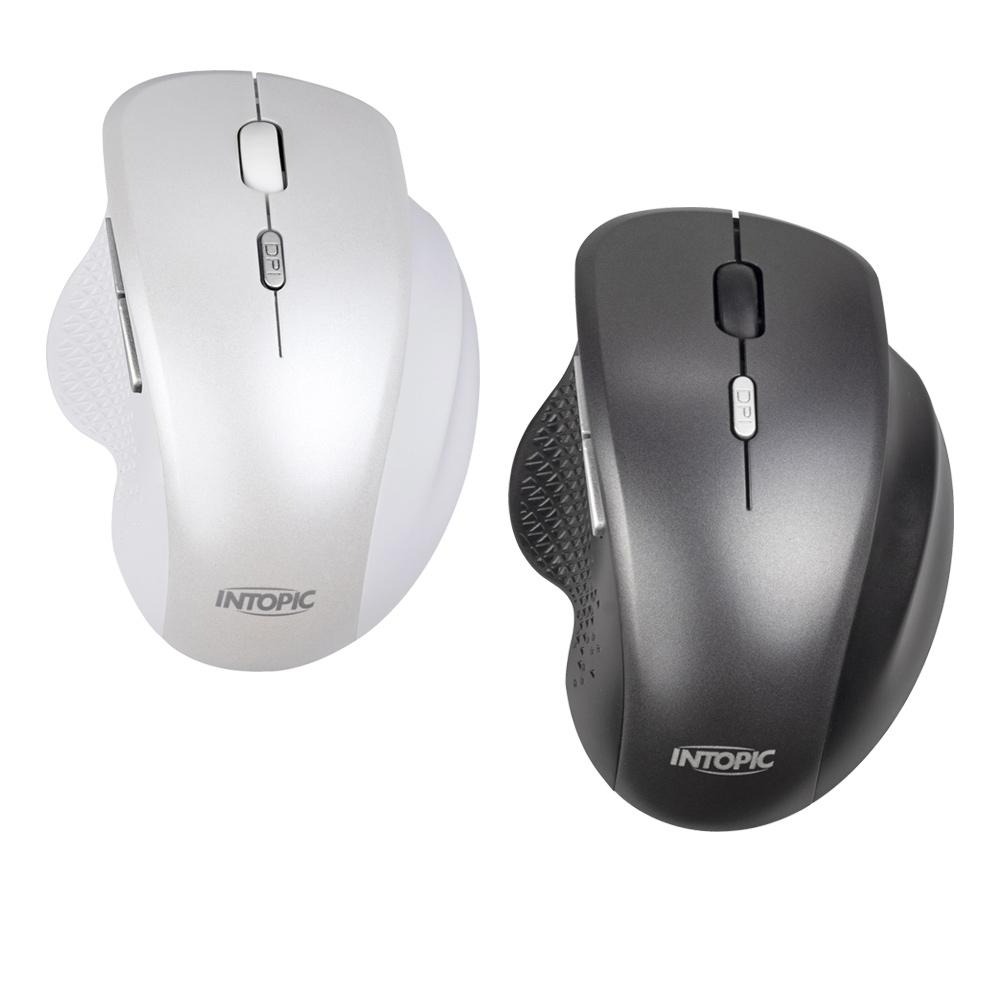 INTOPIC 廣鼎 MSW-Q770 飛碟無線靜音滑鼠 2.4GHz 無線滑鼠 白色 灰黑色 靜音鼠 光華商場-細節圖2