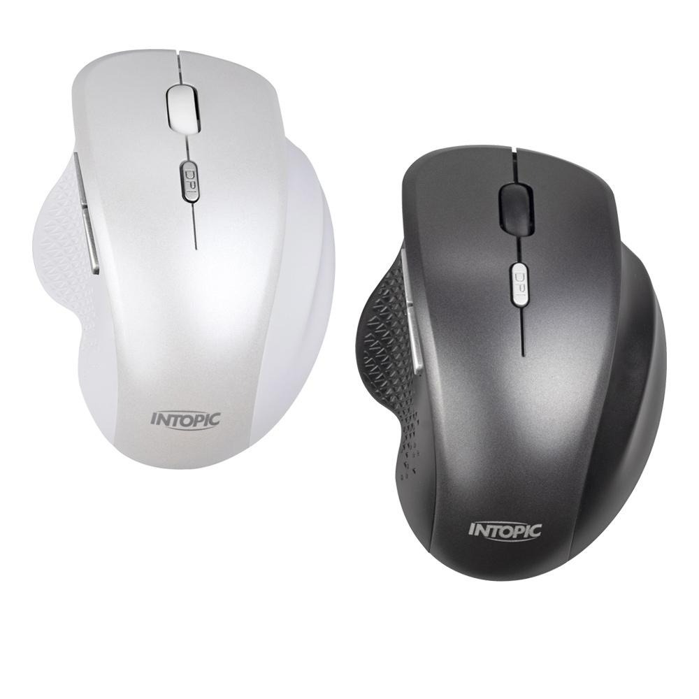 INTOPIC 廣鼎 MSW-Q770 飛碟無線靜音滑鼠 2.4GHz 無線滑鼠 白色 灰黑色 靜音鼠 光華商場-細節圖2