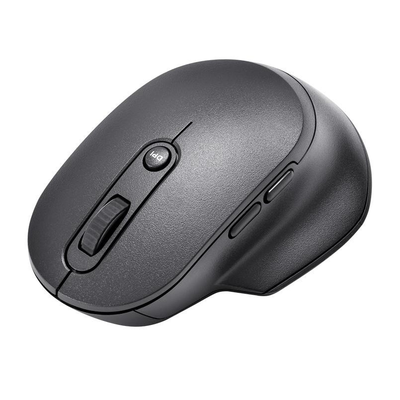 【限時活動】 LEXMA 雷馬 B860R 多工無線 人體工學 藍牙 2.4G 雙模滑鼠 黑色 無線滑鼠 辦公滑鼠 光華-細節圖2