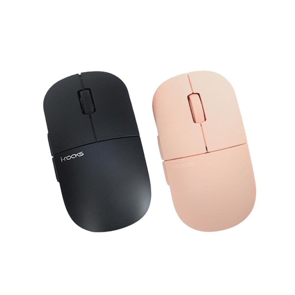 iRocks 艾芮克 M23 M23R 無線靜音滑鼠 無線滑鼠 黑 粉 辦公滑鼠 極靜音 接收器 ４段DPI 光華商場-細節圖2