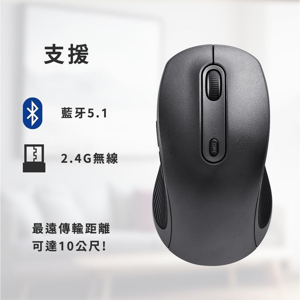 【限時活動】LEXMA B850R 多工時尚 無線 藍牙 2.4G 雙模滑鼠 無線滑鼠 接收器 光華商場-細節圖4