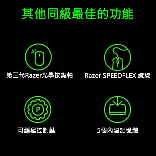 【免運】Razer 雷蛇 煉獄奎蛇 DeathAdder V3 有線滑鼠 電競滑鼠 RZ01-04640100-R3M1-細節圖6