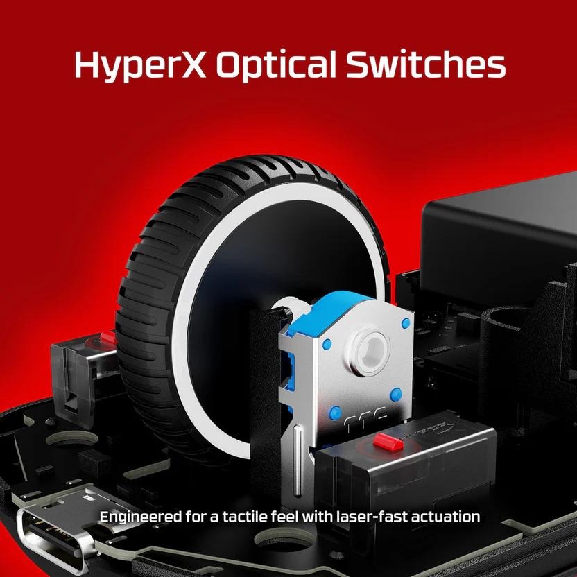 HyperX Pulsefire Saga－4K 無線電競滑鼠 電競滑鼠 遊戲滑鼠 無線滑鼠 有線滑鼠 光華-細節圖6