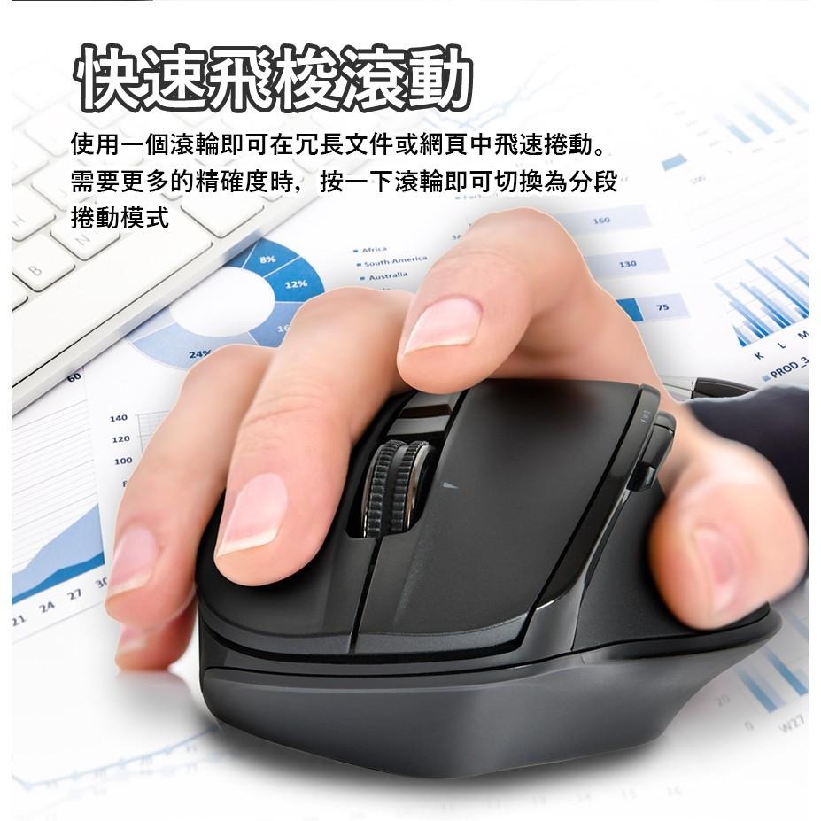 【限時活動】LEXMA 雷馬 MS930R 靜音滑鼠 靜音飛梭 無線 2.4GHz 藍光滑鼠 無線滑鼠 辦公首選 公司貨-細節圖3