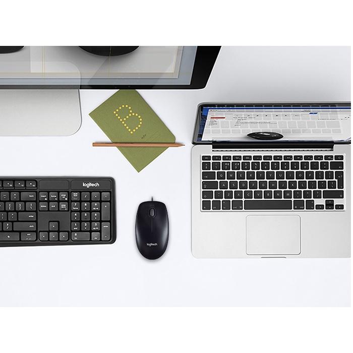 Logitech 羅技 M100r 有線滑鼠 USB 黑色 辦公滑鼠 光學滑鼠 有線光學滑鼠 光華商場 公司貨-細節圖6