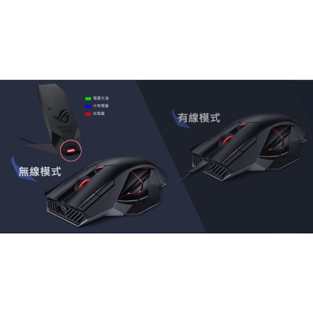 ASUS 華碩 ROG Spatha X 無線電競滑鼠 無線滑鼠 2.4G 雙模 電競滑鼠 遊戲滑鼠 光華-細節圖3