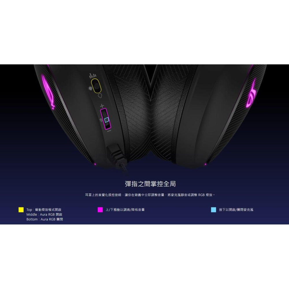 ASUS 華碩 ROG Delta S 有線電競耳機 RGB 遊戲耳機 電競耳機 USB-C 光華商場 公司貨-細節圖7