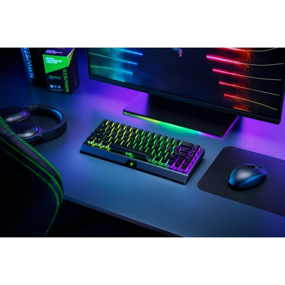【免運現貨】Razer 雷蛇 BlackWidow V3 Mini HyperSpeed 幻影布丁 無線機械鍵盤 光華-細節圖6