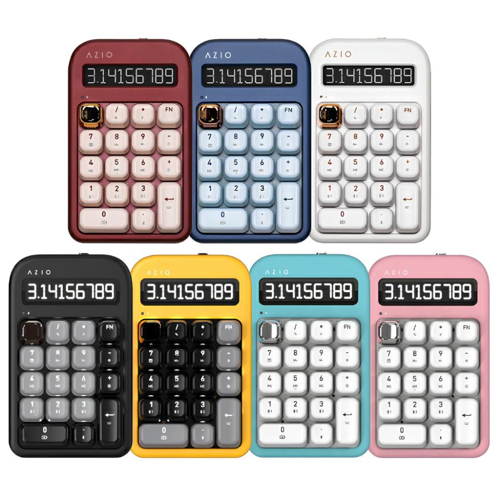 AZIO IZO藍牙計算機鍵盤 梨花白 鳶尾藍 巴洛克玫瑰 沉墨柳 櫻草粉 薄荷綠 大黃蜂 青軸 紅軸 計算機 光華商場-細節圖2