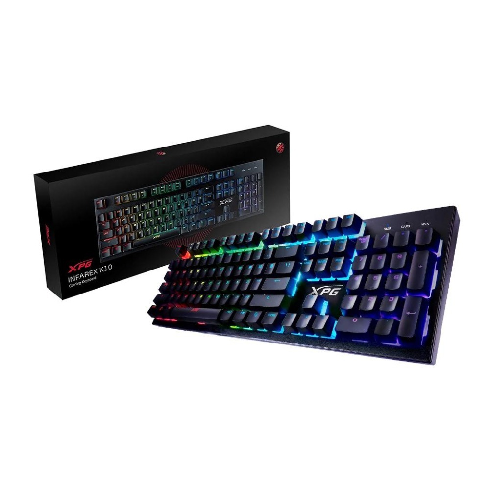 ADATA 威剛 XPG INFAREX K10 RGB 類機械式鍵盤 中英 電競鍵盤 有線鍵盤 遊戲鍵盤 光華商場-細節圖2