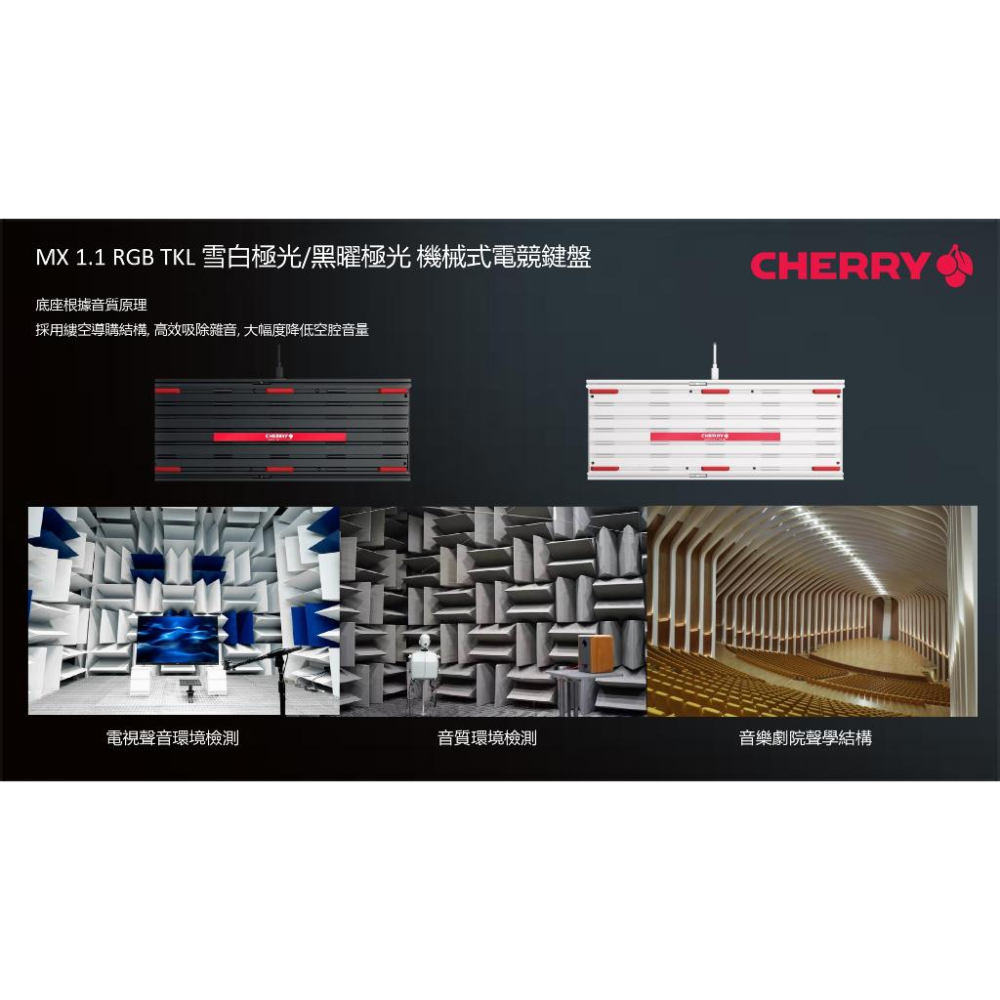 【熱銷款】Cherry 櫻桃 MX 1.1 RGB 雪白極光 紅軸 黑曜極光 茶軸 機械鍵盤 正刻 TKL 光華商場-細節圖5