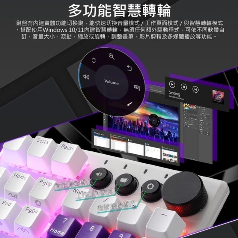 【加碼好禮】iRocks 艾芮克 K74R 機械式鍵盤 雙模 熱插拔 Gateron軸 紅軸 茶軸 青軸 RGB 中文-細節圖5