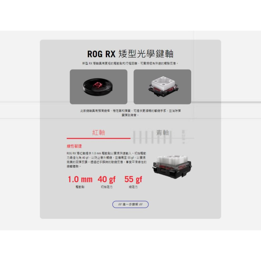 ASUS華碩 ROG Falchion RX Low Profile－65% 三模無線鍵盤 機械鍵盤 電競鍵盤 遊戲鍵盤-細節圖5