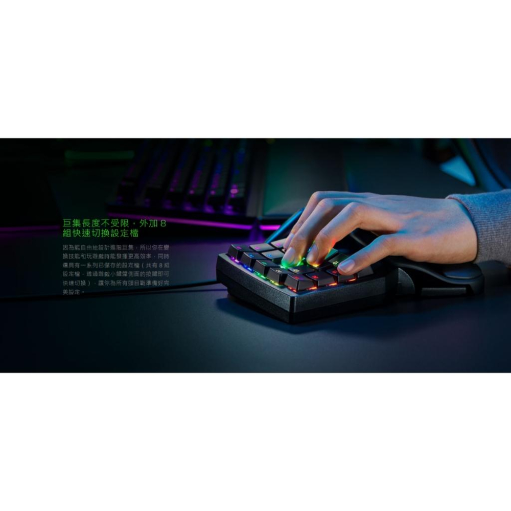Razer 雷蛇 Tartarus Pro 類比式光學按鍵軸小鍵盤 塔洛斯魔蠍 專業版 遊戲鍵盤 小鍵盤 電競鍵盤 光華-細節圖8