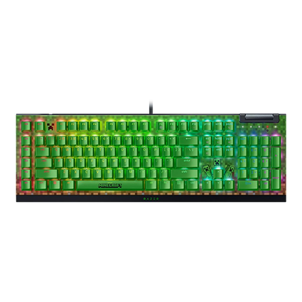 Razer 雷蛇 BlackWidow V4 X－Minecraft 麥塊 限定版 機械式鍵盤 黑寡婦 遊戲鍵盤 光華-細節圖2
