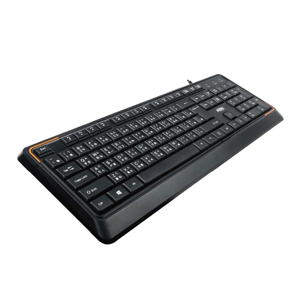 Intopic 廣鼎 KBD-101 低噪多媒體有線鍵盤 有線鍵盤 低噪音 辦公鍵盤 光華商場-細節圖2