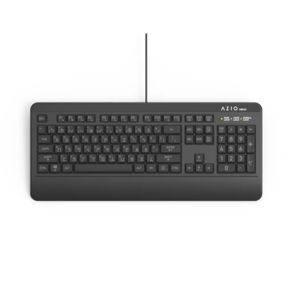 AZIO KB530 抗菌可水洗鍵盤 抗菌鍵盤 可水洗 防水鍵盤 辦公鍵盤 有線鍵盤 USB鍵盤 光華商場-細節圖2
