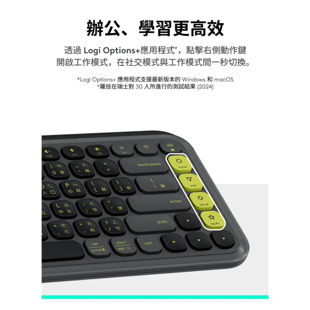 Logitech 羅技 POP ICON KEYS 多平台無線鍵盤 藍芽鍵盤 辦公鍵盤 無線鍵盤 光華商場 公司貨-細節圖7
