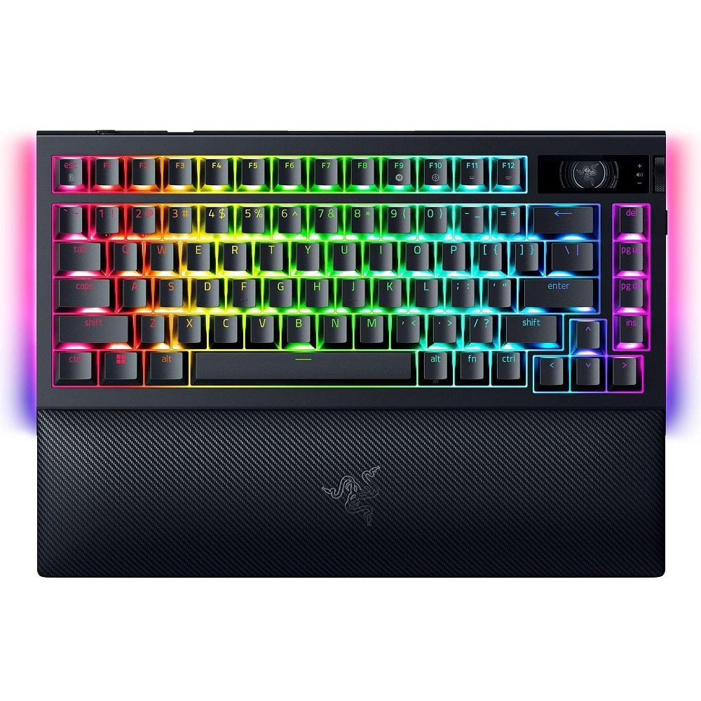 RAZER 雷蛇 BLACKWIDOW V4 PRO 75% 熱插拔無線遊戲鍵盤 黑寡婦 機械鍵盤 無線鍵盤 電競鍵盤-細節圖2
