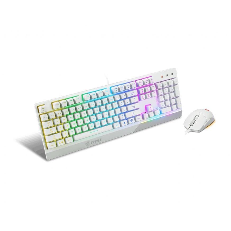 【滿額贈】MSI 微星 Vigor GK30 Combo TC 中文版 電競鍵盤滑鼠組 鍵盤滑鼠 RGB 黑色 白色-細節圖2
