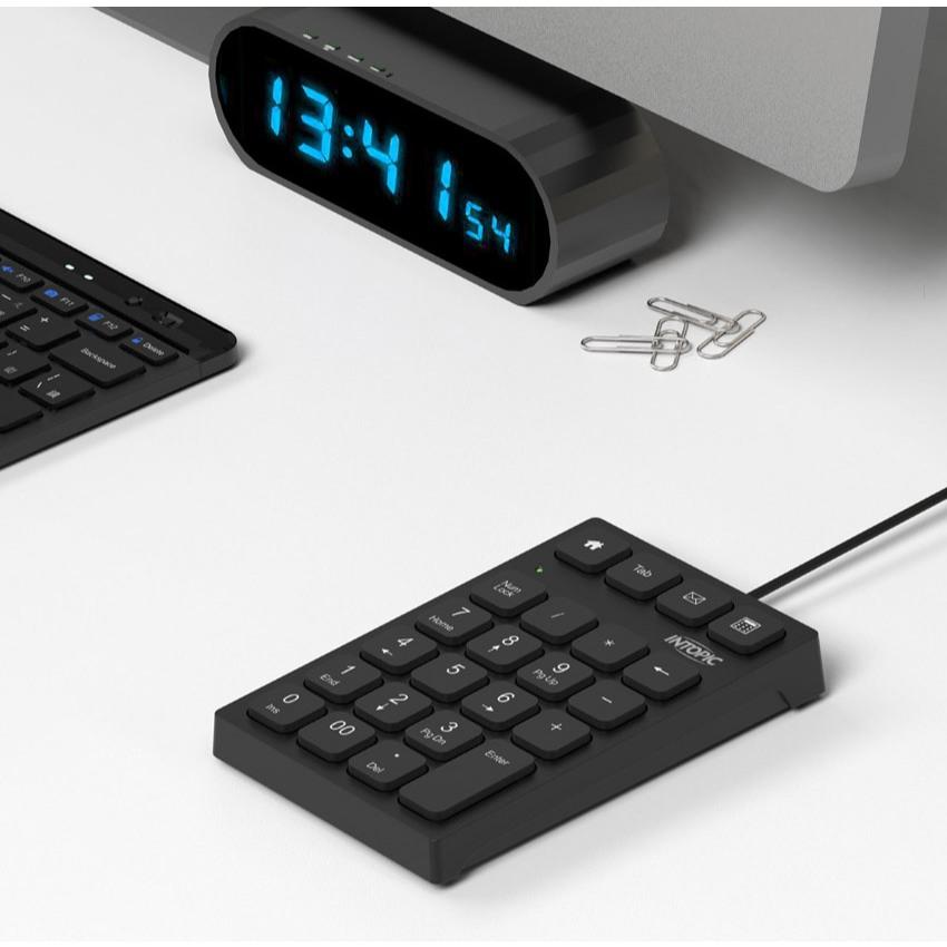 Intopic 廣鼎 KBD-N108－USB 有線數字鍵盤 數字鍵盤 有線鍵盤 巧克力 數字鍵 光華-細節圖8