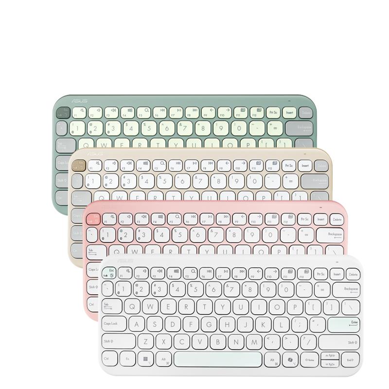ASUS 華碩 Marshmallow KW100 多功能無線藍芽鍵盤 無線鍵盤 辦公鍵盤 藍芽鍵盤 多平台 光華-細節圖2