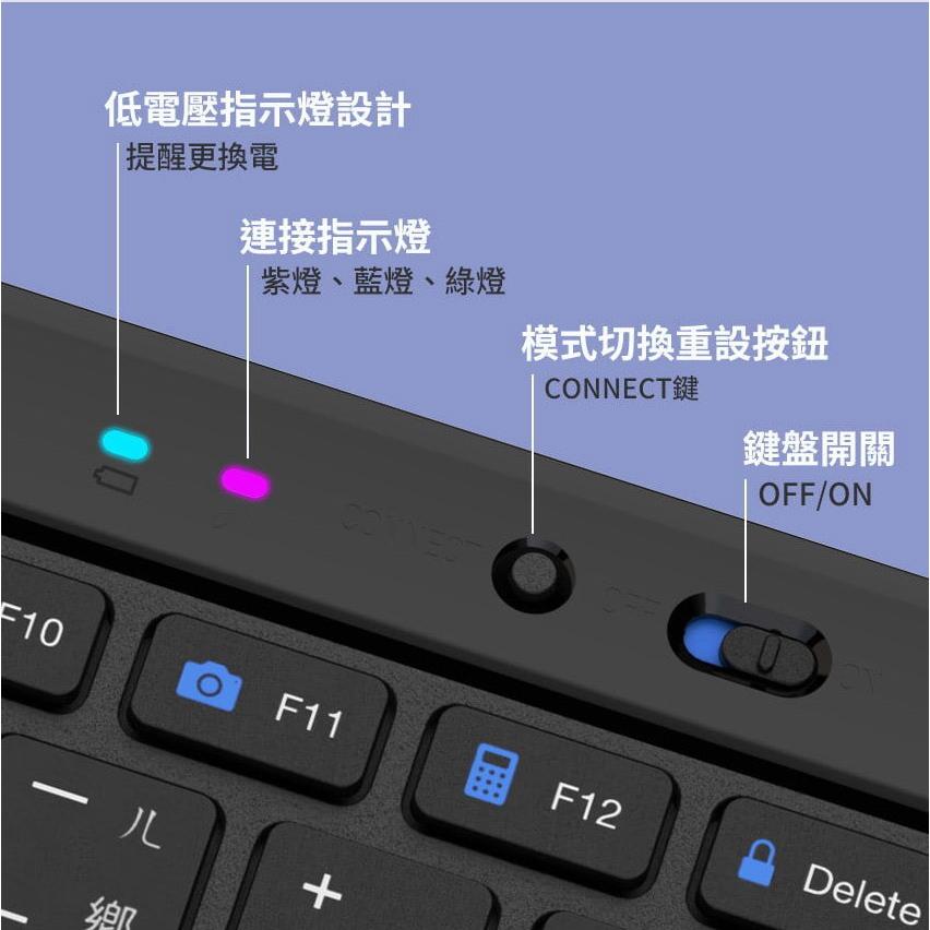 Intopic 廣鼎 KBT-110－2.4G 一對三藍牙剪刀腳鍵盤 剪刀腳 無線鍵盤 藍芽鍵盤 多平台鍵盤 光華-細節圖6