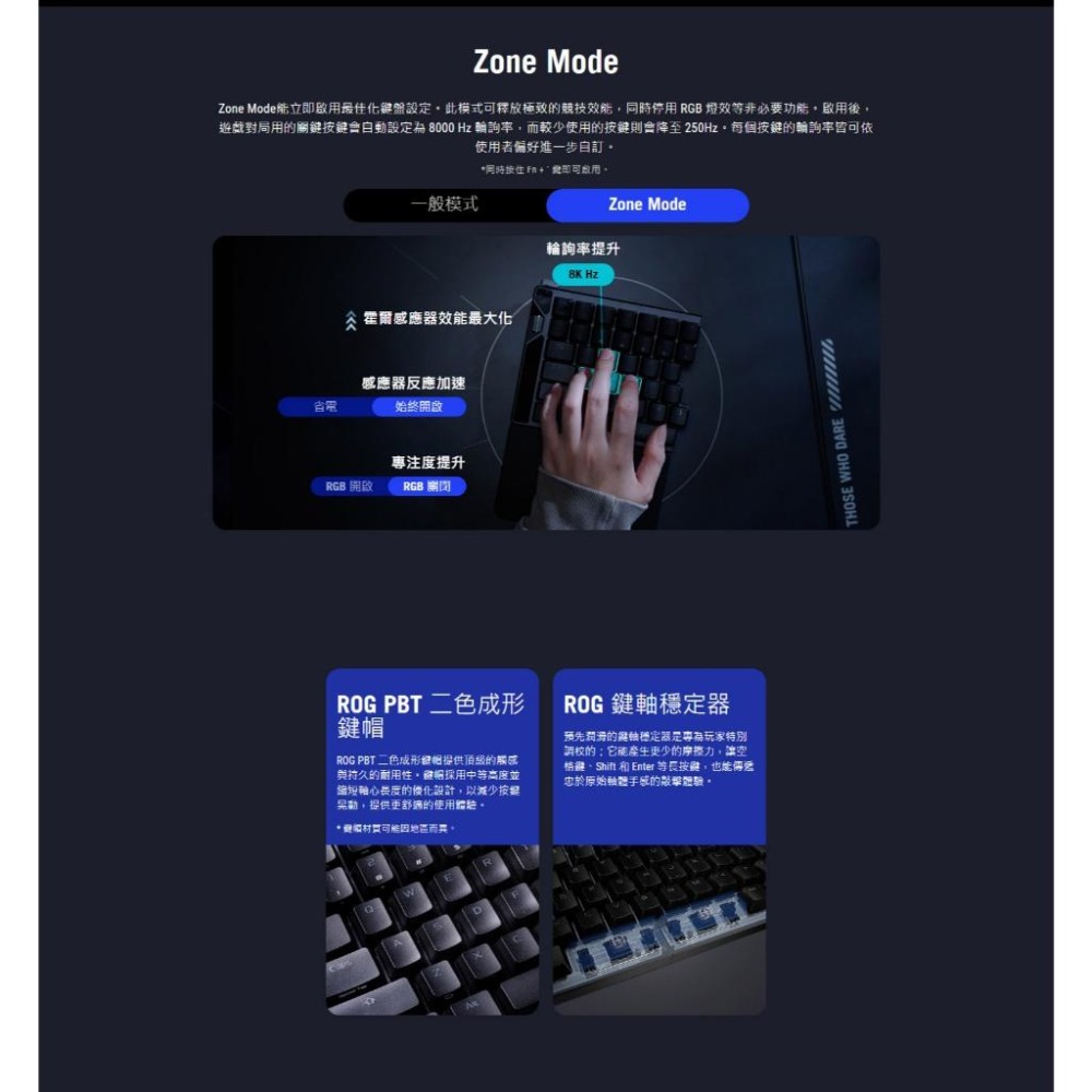 ASUS 華碩 ROG Falcata－HFX V2 分離式磁軸電競鍵盤 電競鍵盤 機械鍵盤 遊戲鍵盤 磁軸鍵盤 光華-細節圖3
