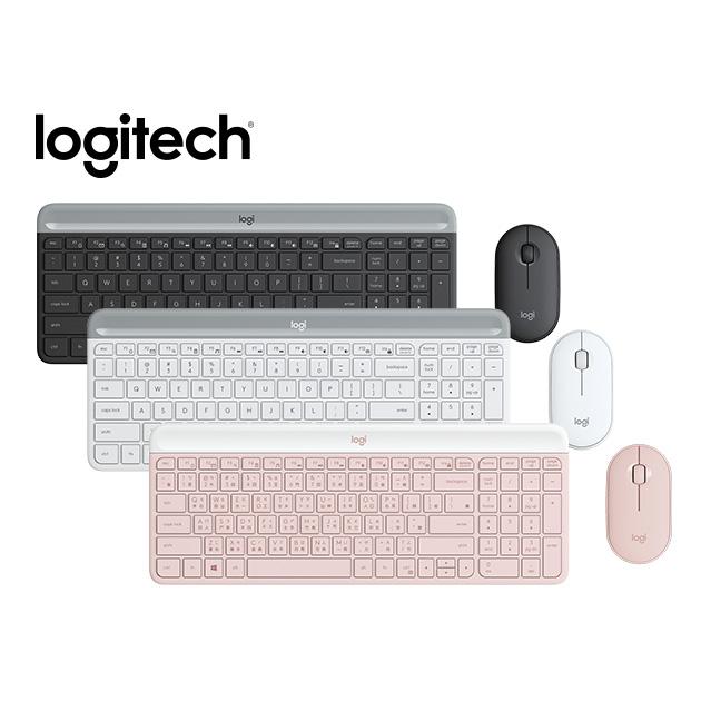 【現貨熱銷】Logitech 羅技 MK470 超薄無線鍵鼠組 石墨灰 珍珠白 玫瑰粉 中文版 無線鍵盤 光華商場-細節圖2