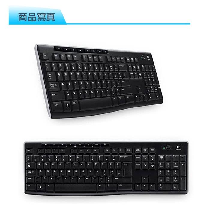 【現貨熱銷】Logitech 羅技 K270 無線鍵盤 2.4GH 省電設計 公司貨 USB Unifying 光華商場-細節圖5