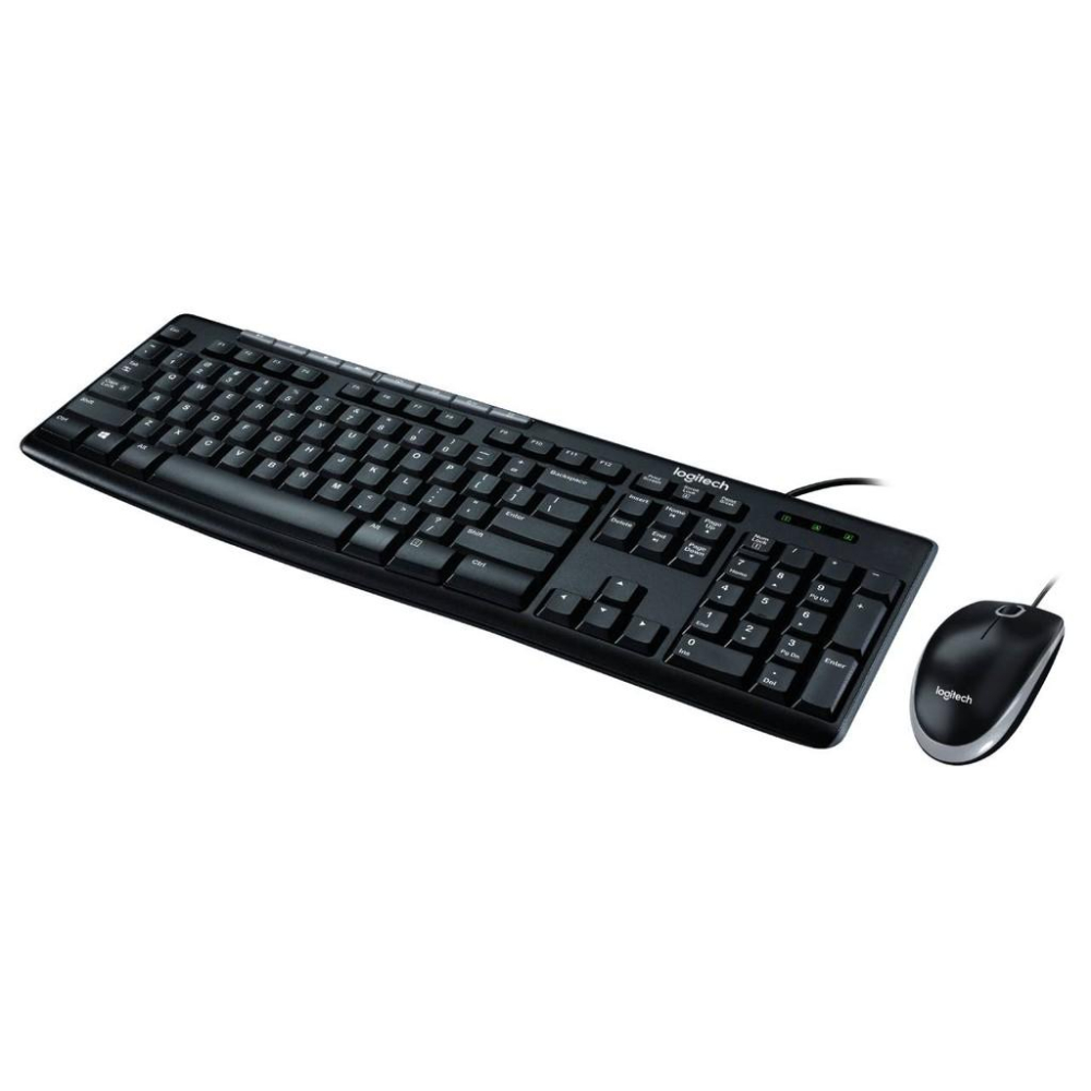 【現貨熱銷】Logitech 羅技 MK200 USB鍵盤滑鼠組 有線鍵盤 有線滑鼠 防潑水 公司貨 光華商場-細節圖2