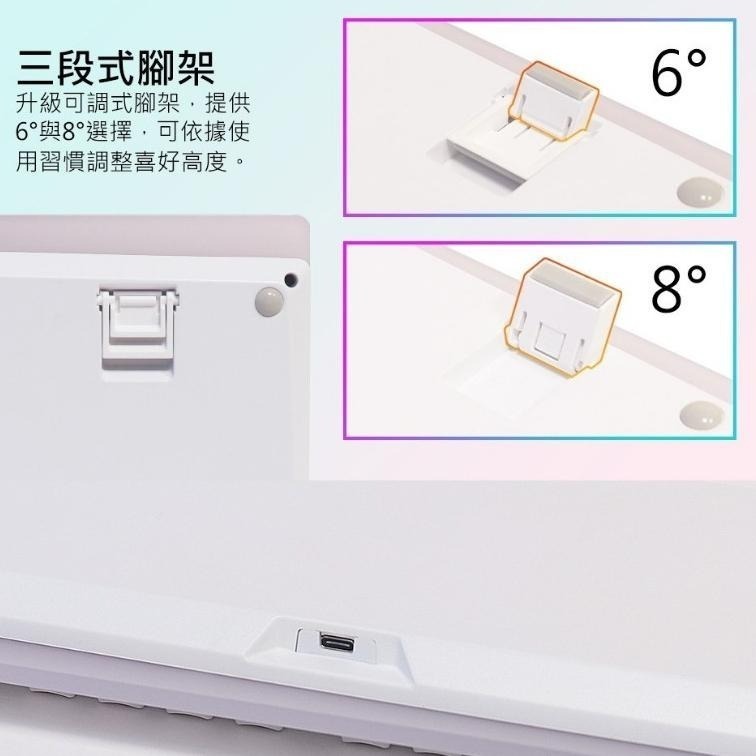 【熱銷品】iRocks 艾芮克 K71M RGB 電競鍵盤 機械式鍵盤 粉色 白色 黑色 青軸 茶軸 紅軸 光華商場-細節圖7