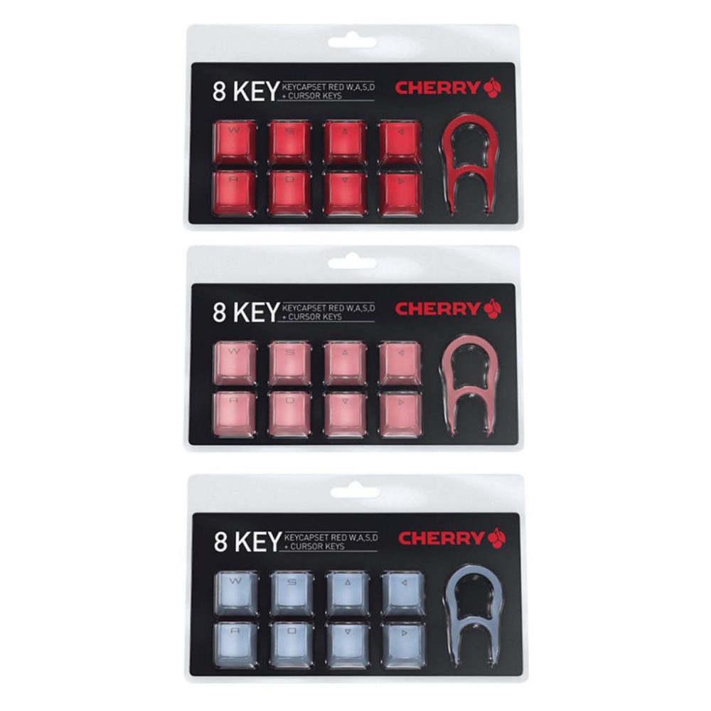 Cherry 櫻桃 8key 鍵帽組 拔鍵器 紅色 粉色 藍色 W,A,S,D, ↑,↓, ←,→ 8 key 光華商場-細節圖2