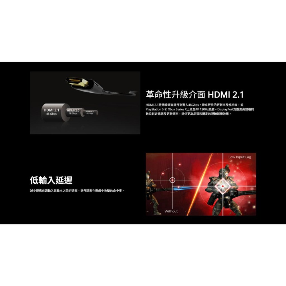 AOC U27G4 27吋 4K 電競螢幕 160hz／IPS／0.5ms／FHD@320Hz 模式 光華商場 公司貨-細節圖5