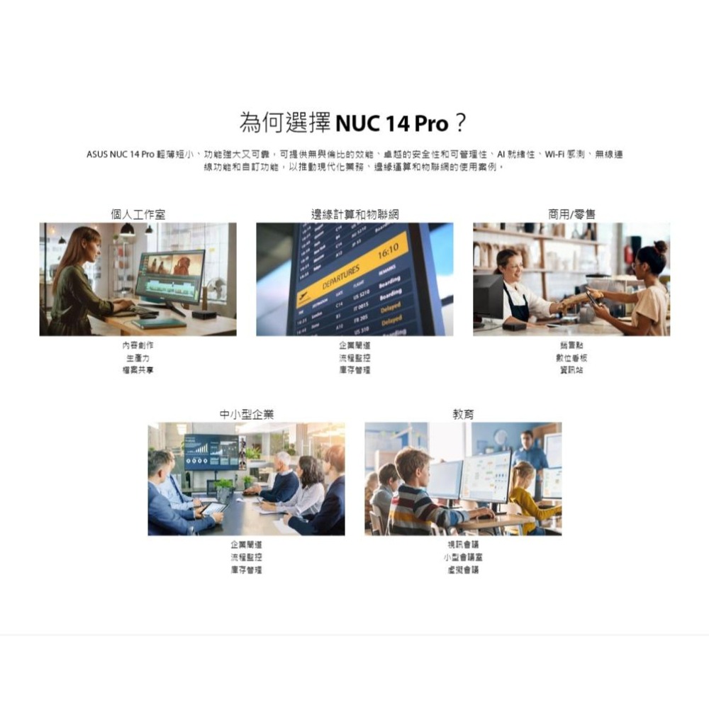 【升級含安裝】ASUS 華碩 NUC 14 PRO RNUC14RVHU500009I U5-125H 迷你電腦-細節圖4