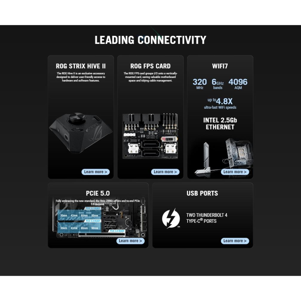 ASUS 華碩 ROG STRIX Z890-I GAMING WIFI－ITX 主機板 LGA1851 公司貨 光華-細節圖8