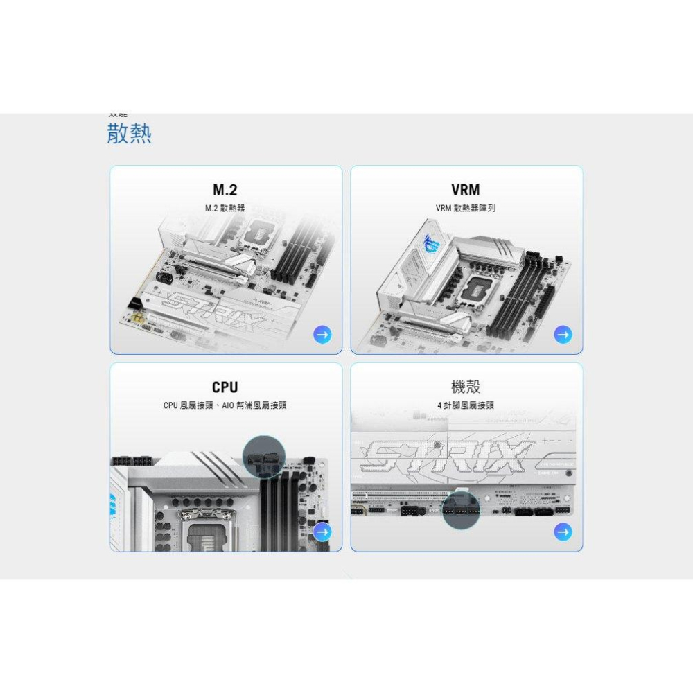 ASUS 華碩 ROG STRIX B860-A GAMING WIFI－ATX 主機板 LGA1851／DDR5 光華-細節圖6