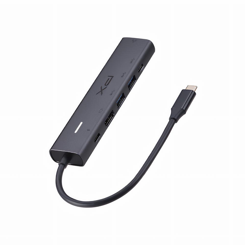 PX 大通 C6-21R－USB TYPE-C 6合1高畫質影音轉換器 HUB 集線器 RJ45／HDMI／支援HDCP-細節圖2