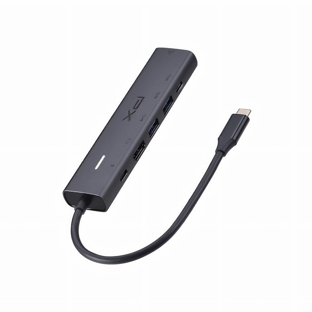 PX 大通 C6-21R－USB TYPE-C 6合1高畫質影音轉換器 HUB 集線器 RJ45／HDMI／支援HDCP-細節圖2