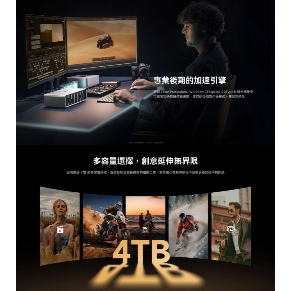 Lexar 雷克沙 CFexpress Type-B 4.0－512G／1TB Gold 系列 記憶卡 CF卡 光華-細節圖7