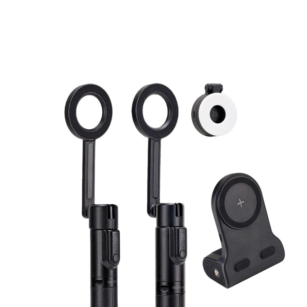 ADAM 亞果元素 SELFIE II /PRO/SHOT 藍牙磁吸自拍棒 手持相機握把 自拍棒 藍牙自拍棒 行動電源-細節圖2