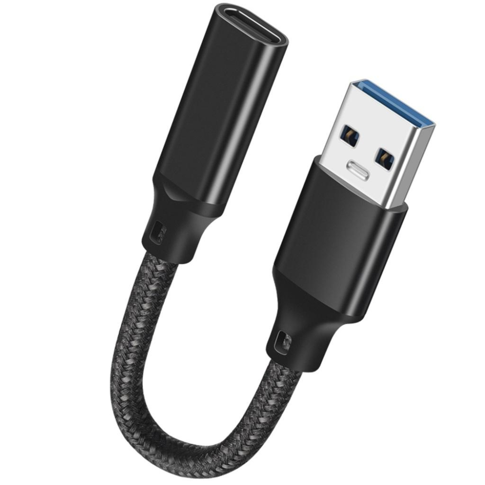 Type-C USB-C 轉 USB 3.1 轉接頭 黑色 10Gbps Type-C to USB 轉接線 光華商場-細節圖4