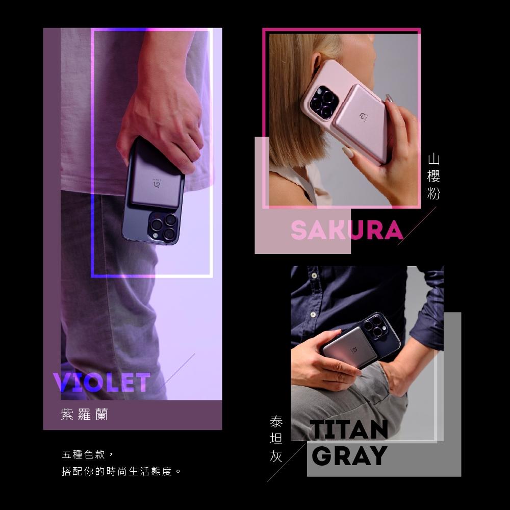 ADAM 亞果元素 GRAVITY C5 超薄型磁吸行動電源 行動充 Magsafe 無線充電 5000mAh 光華-細節圖3