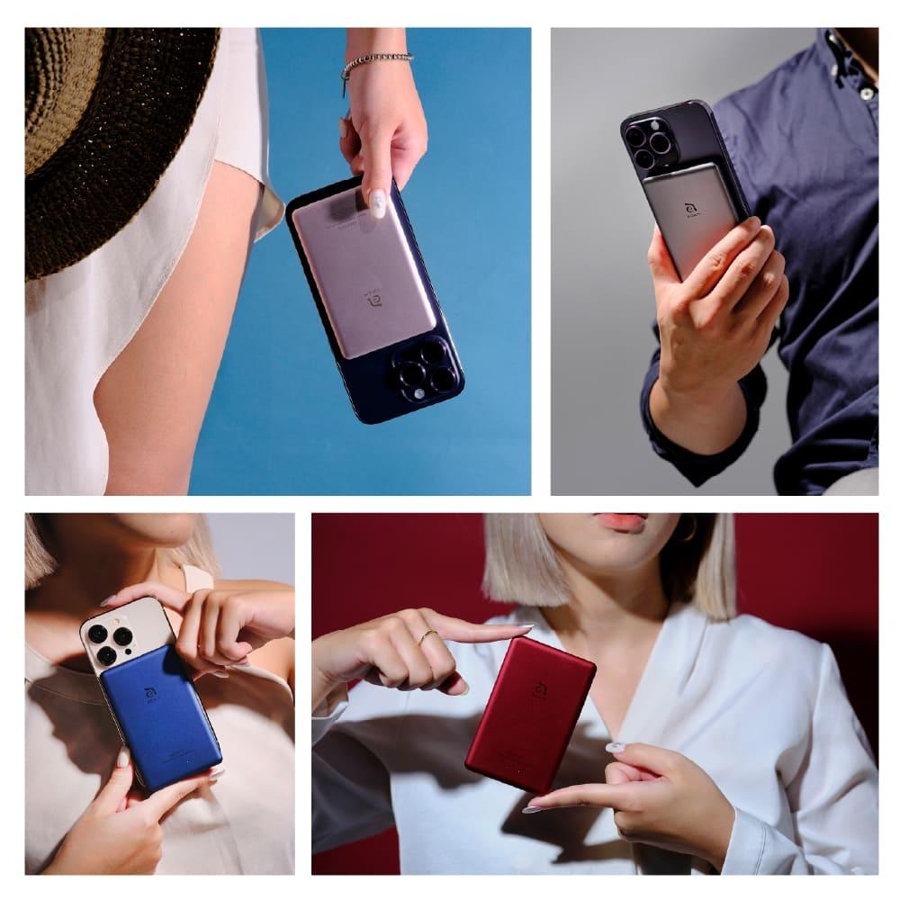 ADAM 亞果元素 GRAVITY C5 超薄型磁吸行動電源 行動充 Magsafe 無線充電 5000mAh 光華-細節圖8