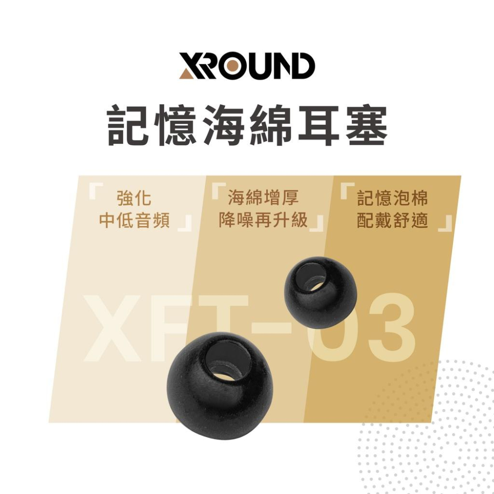 XROUND VOCA XO09 矽膠耳機套+XO08 記憶耳塞海綿 組合包 耳機保護套 耳塞 VOCA 專用 光華商場-細節圖4