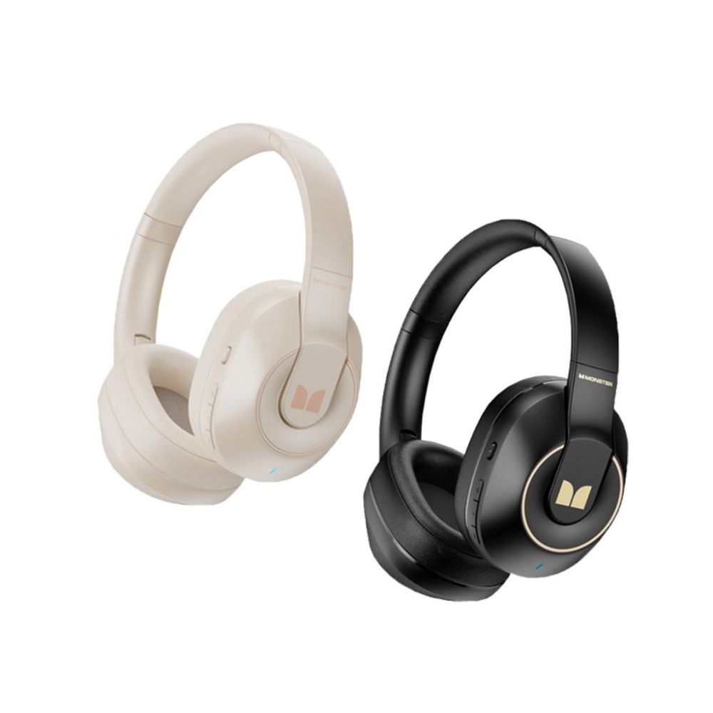 【限量到貨】Monster 魔聲 HI-FI 遊戲藍牙耳機 MON-XKH01 藍芽耳機 耳機 黑色 米白色 光華商場-細節圖2
