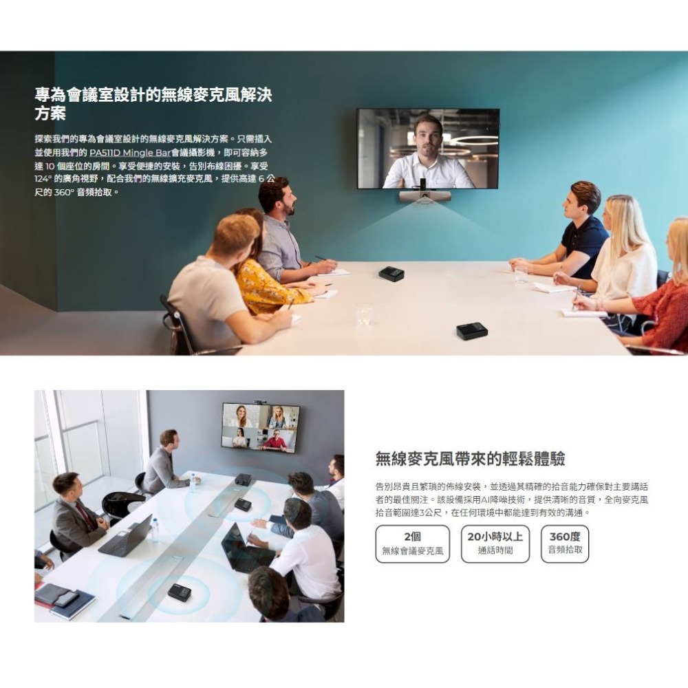 AVerMedia 圓剛 AW111  5.8GHz 一對二無線收音麥克風組 麥克風 直播麥克風 實況麥克風-細節圖3