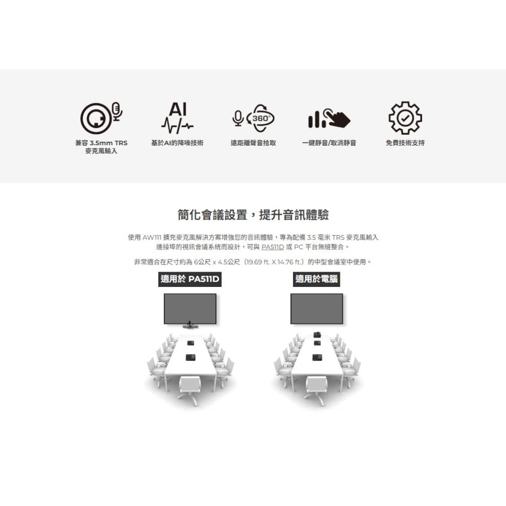 AVerMedia 圓剛 AW111  5.8GHz 一對二無線收音麥克風組 麥克風 直播麥克風 實況麥克風-細節圖4