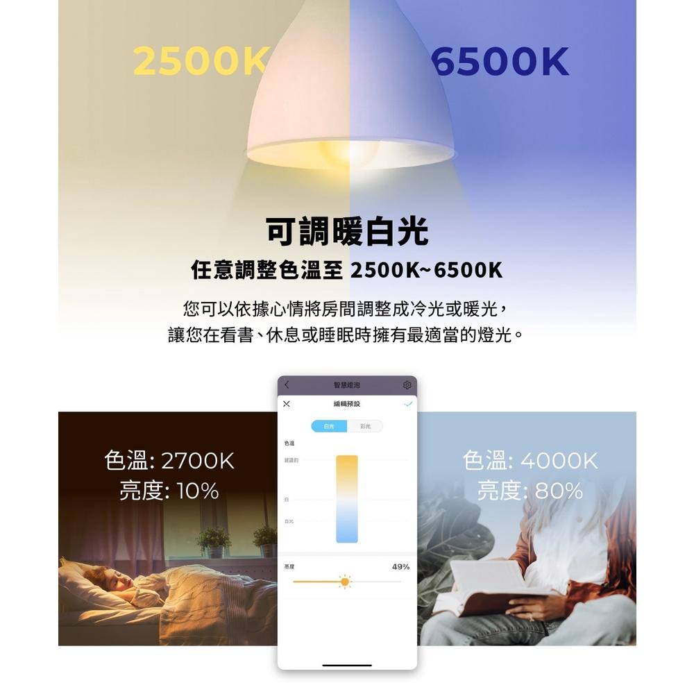 TP-LINK Tapo L530E 智慧燈泡 多彩調節 氣氛燈 智慧燈泡 語音控制 遠端控制 彩色燈 小夜燈 光華商場-細節圖6